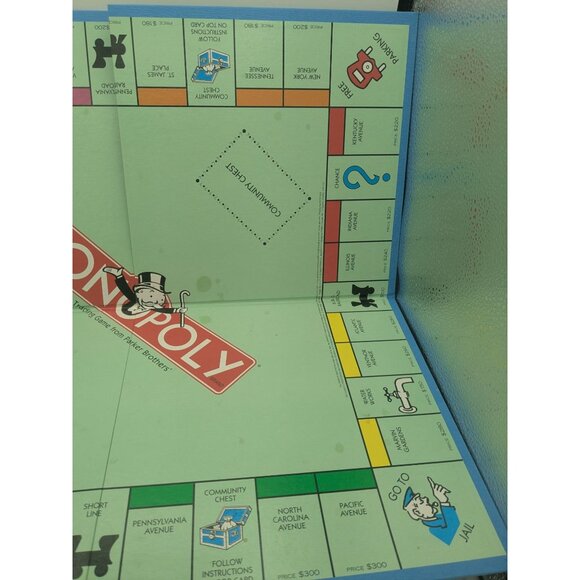 Vintage 1999 Monopoly Edition Game Replacement Board Instructions - Picture 3 of 10